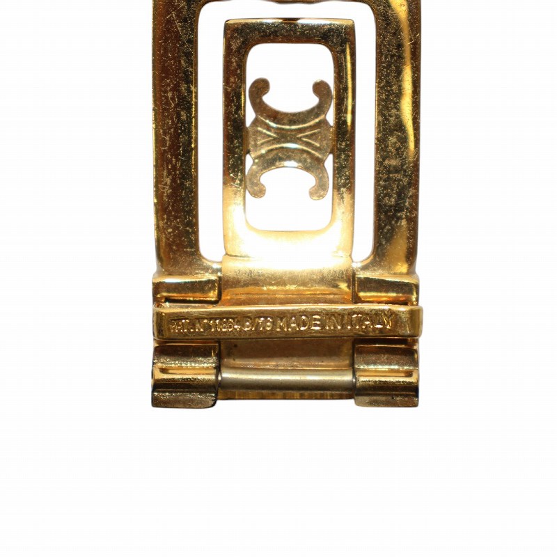 セリーヌ CELINE バックル トリオンフ ベルト 金具 ロゴ ゴールド