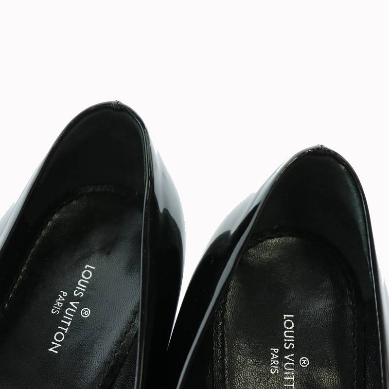 ルイヴィトン マドレーヌ・ライン パンプス ブラック LVサークル