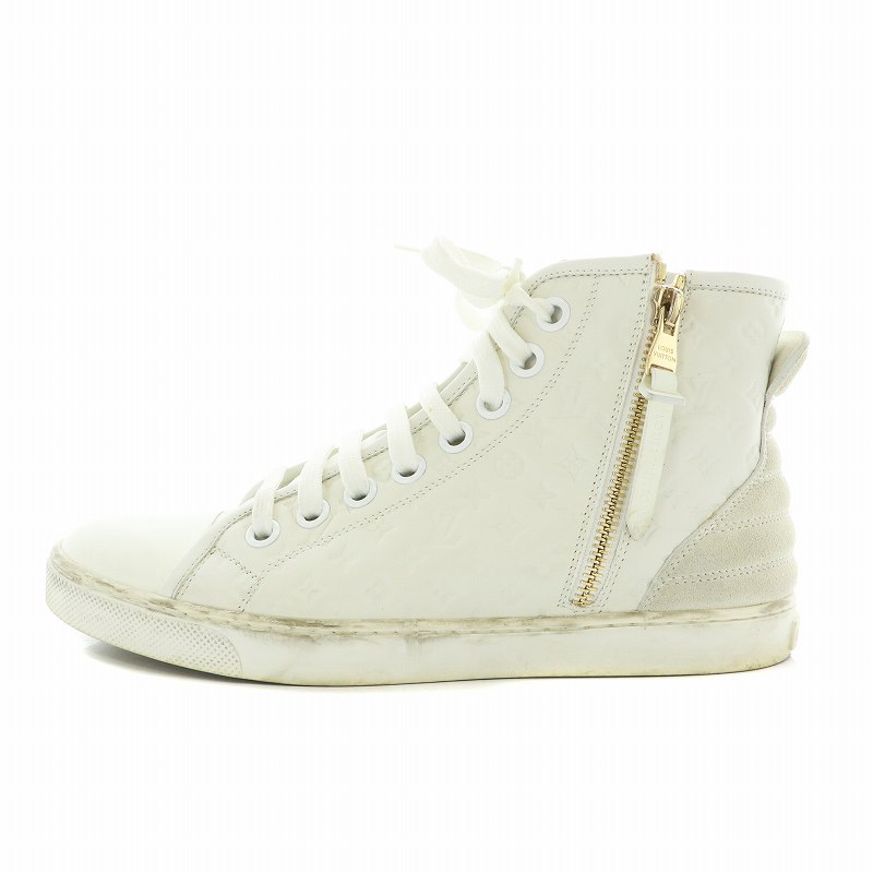 LouisVuitton スエード ハイカット スニーカー 中古・古着通販】LOUIS VUITTON (ルイ ヴィトン) ハイカット