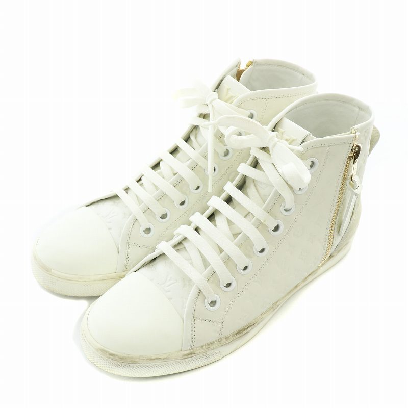ルイヴィトン LOUIS VUITTON スニーカー レザー スエード