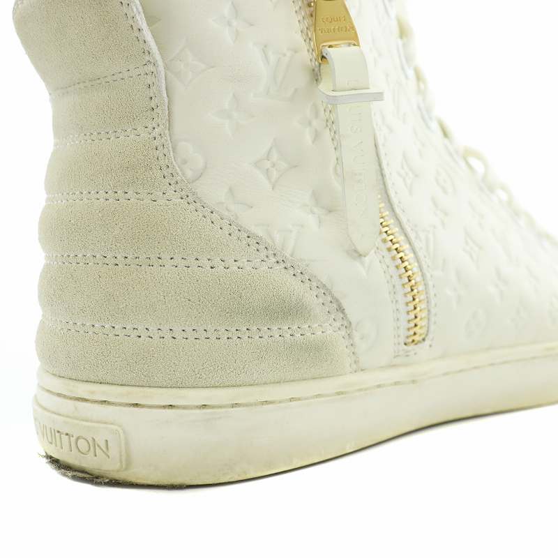 ルイヴィトン LOUIS VUITTON スニーカー レザー スエード ハイカット