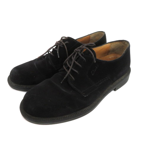 クラークス clarks ビジネスシューズ プレーントゥ スエード 7.5 25.5 
