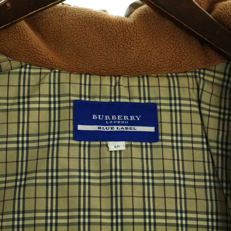 バーバリーブルーレーベル BURBERRY BLUE LABEL ダウン