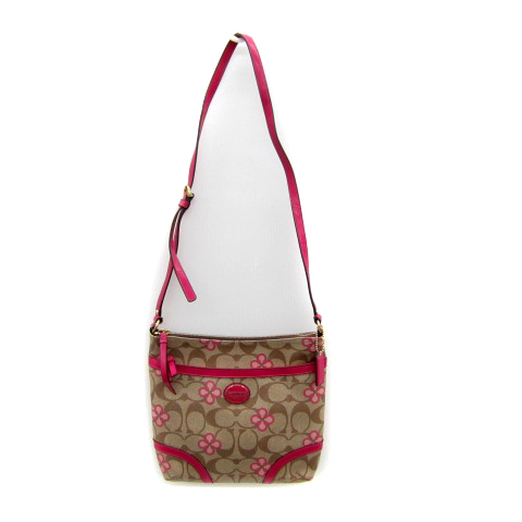 コーチ COACH ショルダーバッグ シグネチャー クローバー PVCレザー