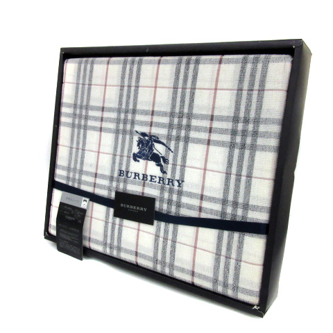 バーバリー BURBERRY タオルシーツ ノバチェック ホース ロゴ