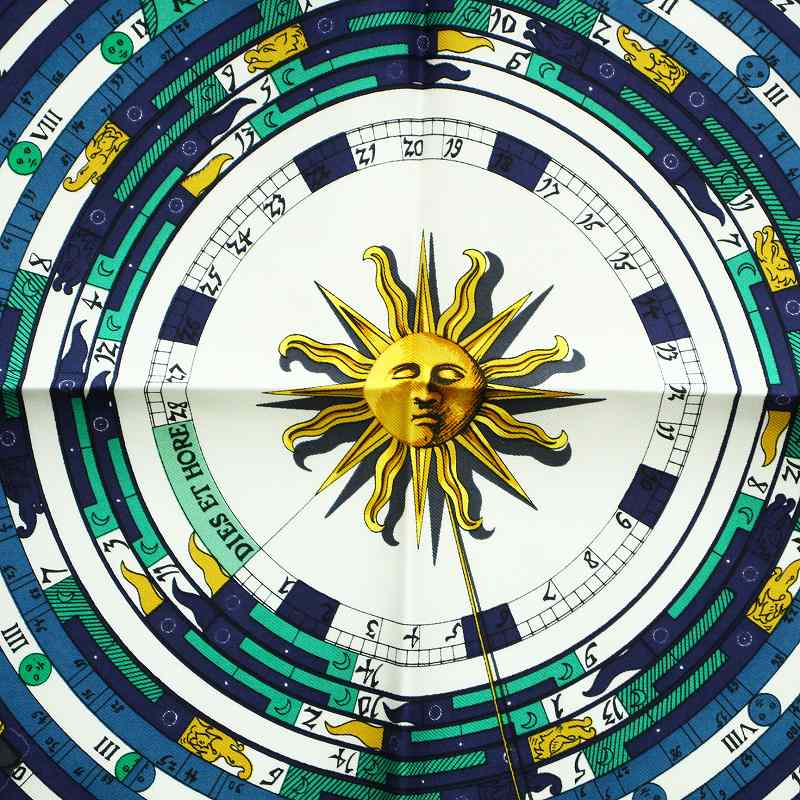 エルメス HERMES DIES ET HORE 占星術 カレ 45 プチカレ スカーフ 星座