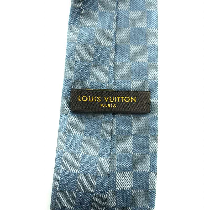 ルイヴィトン LOUIS VUITTON ネクタイ レギュラータイ ダミエ柄