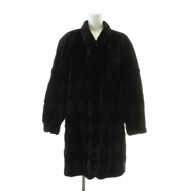 毛皮コート サガミンク シェアードミンクチュニックコート