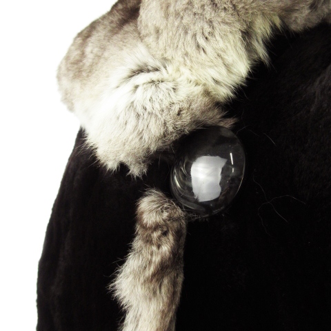 サガミンク SAGA MINK 銀サガ シェアードミンクファー コート 毛皮