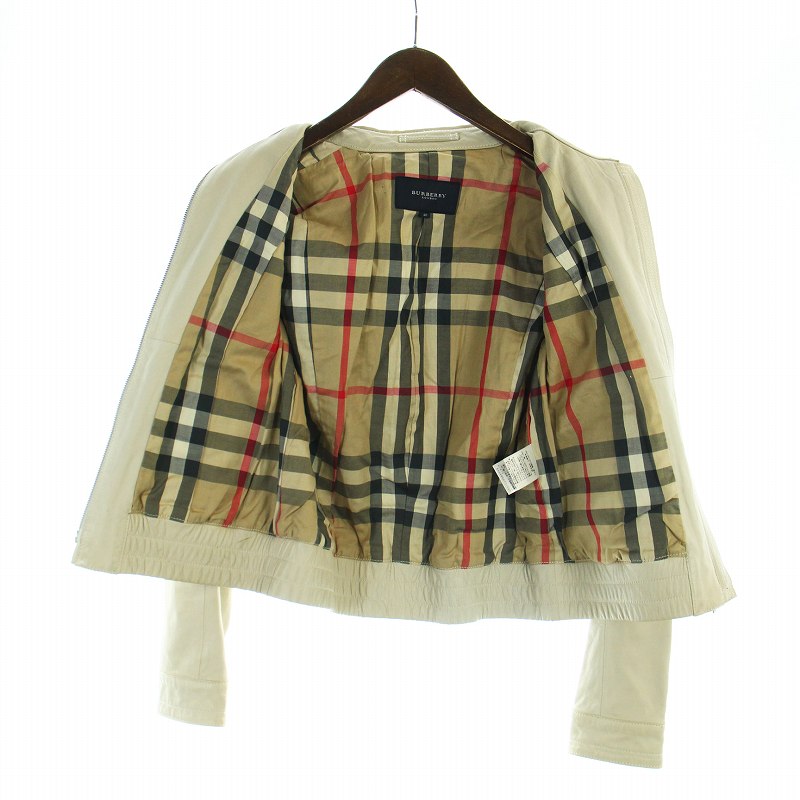 バーバリー ロンドン BURBERRY LONDON ラムレザー ジャケット 革ジャン