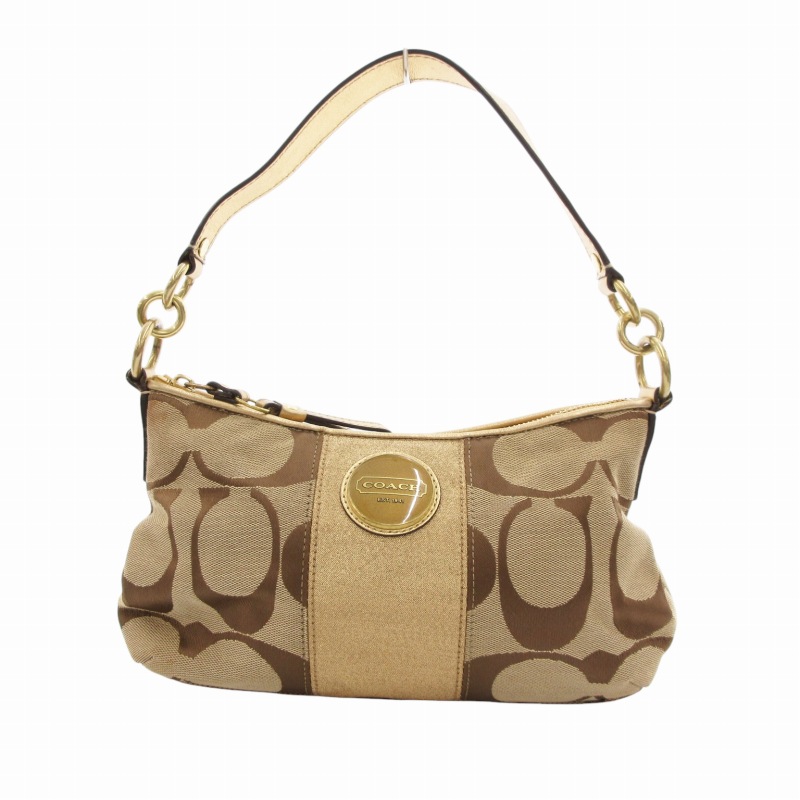 コーチ COACH 2WAY ショルダーバッグ ハンド シグネチャー キャンバス 