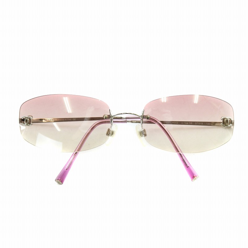 CHANEL シャネル　サングラス 4002 124/58 シャネル CHANEL 4002 C.124/58 サングラス 眼鏡 リムレス ツー