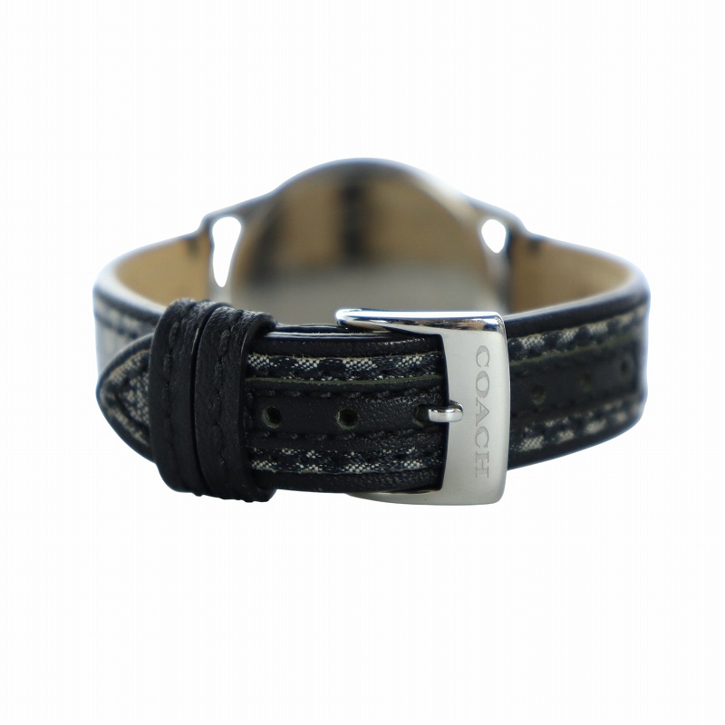 コーチ COACH 腕時計 ウォッチ クォーツ シグネチャー ロゴ 白文字盤  