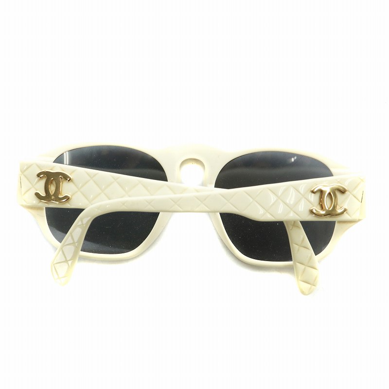 CHANEL シャネル サングラス ココマーク ゴールド金具 キルティング