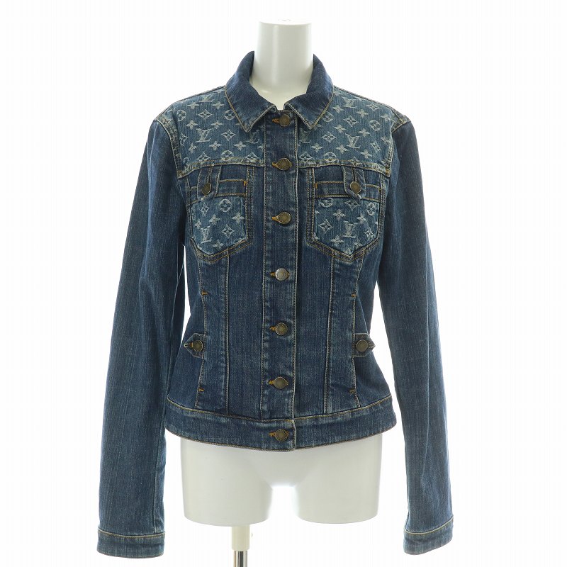 ルイヴィトン LOUIS VUITTON 06SS モノグラム デニム ジャケット