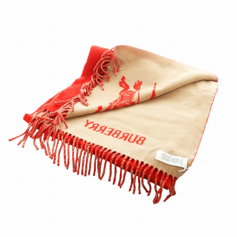 未使用品 バーバリー BURBERRY タグ付き リバーシブル EKD カシミア