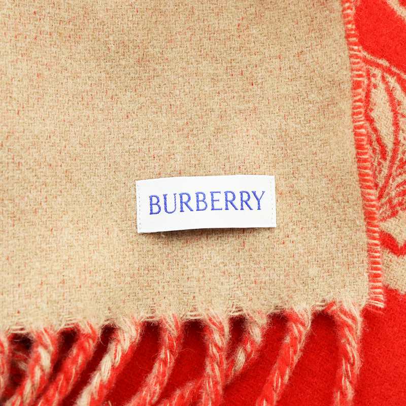 未使用品 バーバリー BURBERRY タグ付き リバーシブル EKD カシミア