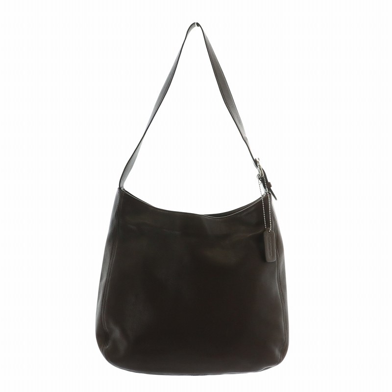 オールドコーチ　トートバッグ COACH◇オールドコーチ/トートバッグ/レザー/BLK : セカンド