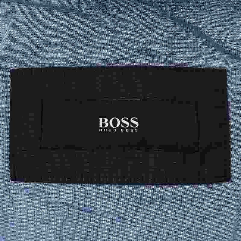 【美品/実寸M～L相当】ヒューゴボス スタンドカラー ジャケット ブルゾン ヒューゴボス HUGO BOSS ジャケット ブルゾン 切り替え スタンド