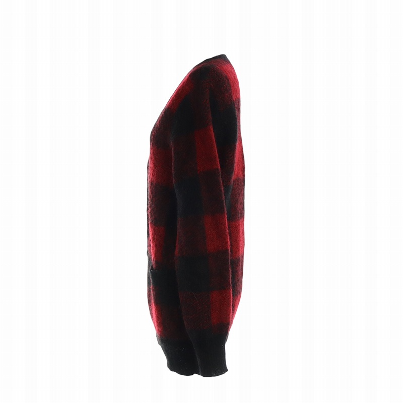 ヒステリックグラマー HYSTERIC GLAMOUR カーディガン チェック柄 V