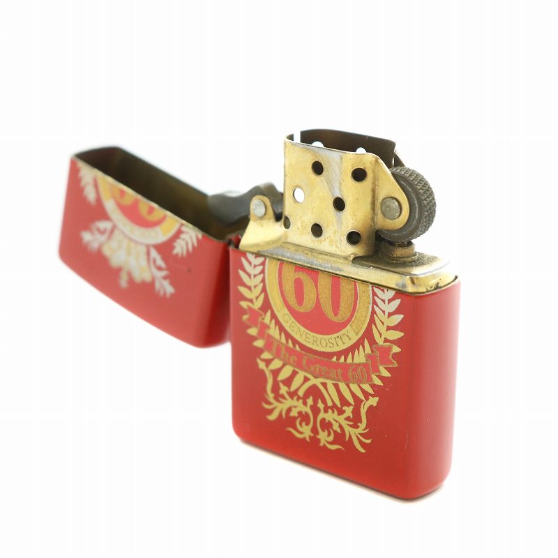 ジッポー ZIPPO The Great 60 祝還暦 オイルライター 喫煙具 タバコ 金 