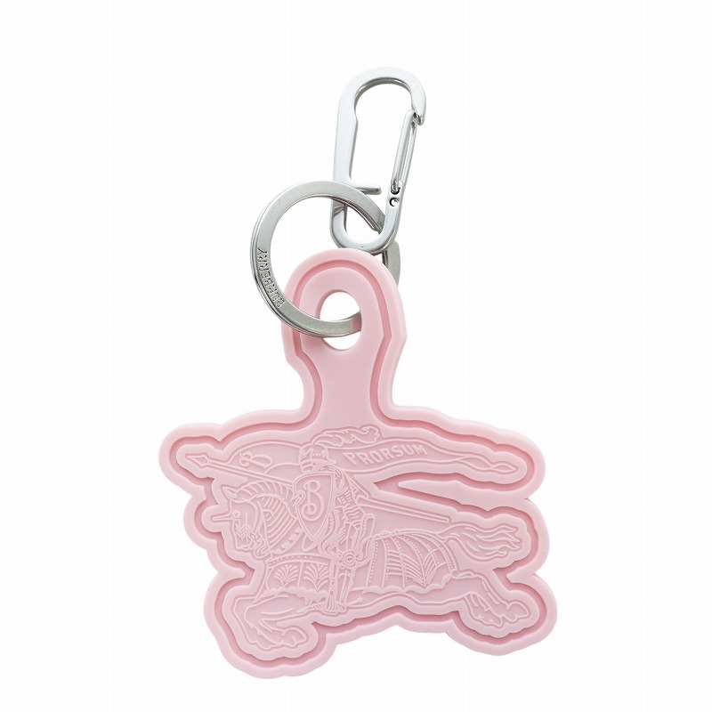 バーバリー BURBERRY ノベルティ シリコンキーホルダー チャーム ロゴ