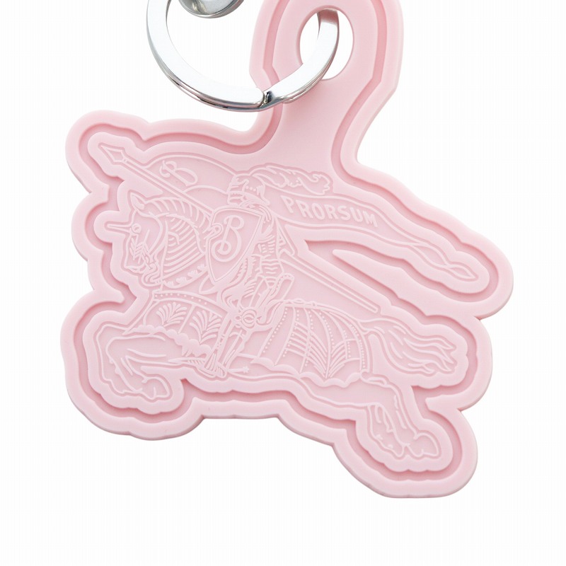 バーバリー BURBERRY ノベルティ シリコンキーホルダー チャーム ロゴ