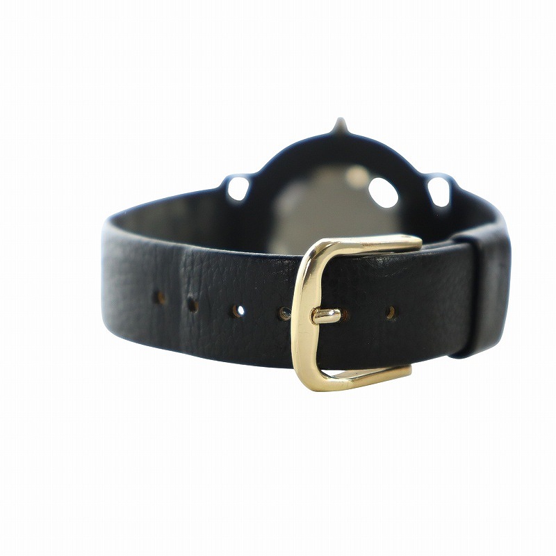 グッチ GUCCI ジャンク品 腕時計 ウォッチ クォーツ ローマン レザー