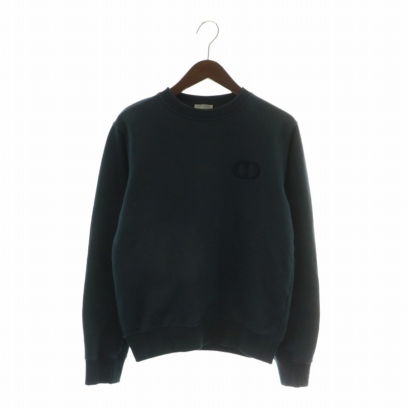 DIOR 刺繍 ロゴ スウェット XS メンズ ディオールオム Dior HOMME スウェット トレーナー CDロゴ 刺繍 長袖