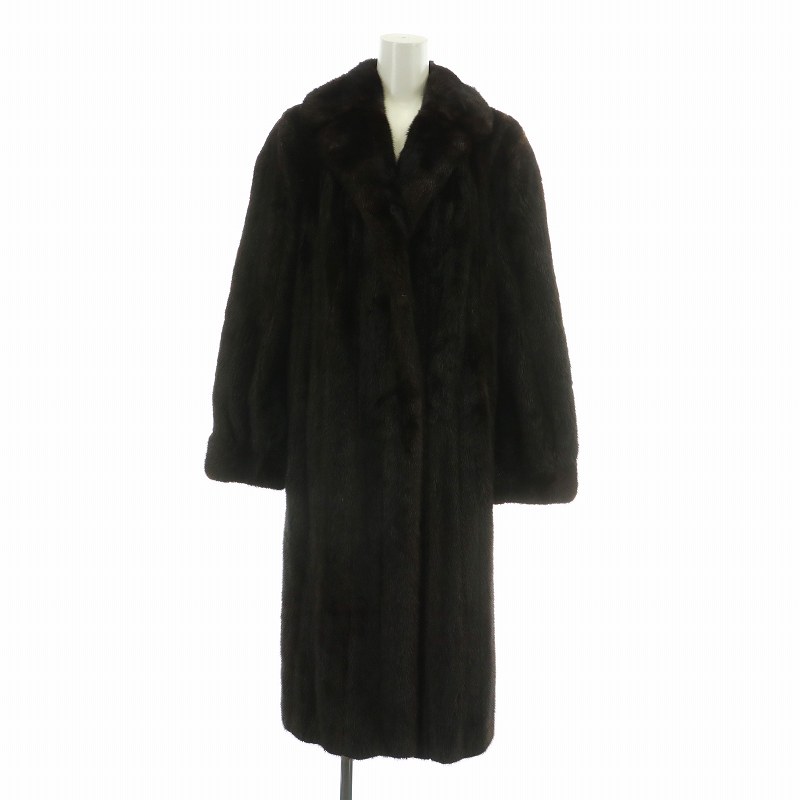 ピエール バルマン PIERRE BALMAIN ミンクファー ロング コート