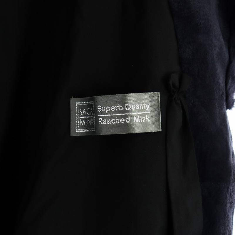 サガミンク ファーコート シェアードミンク 銀サガ Superd Quality