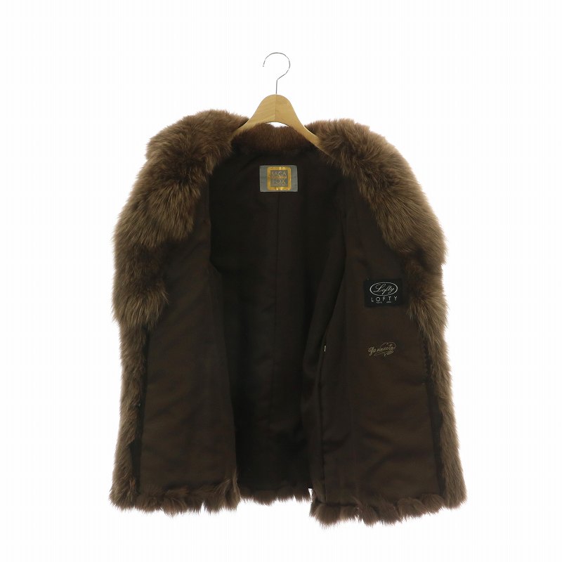 ブラウン ファーコート 13 SAGA FOX 【公式通販】