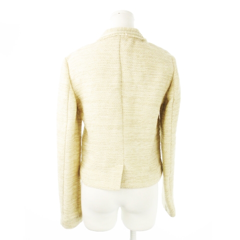 未使用品 シスレー SISLEY ツイードジャケット テーラード グログラン 