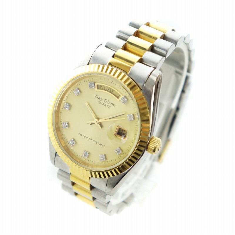 ゲイジアーノ Gay Giano 腕時計 ウォッチ クォーツ ラインストーン 