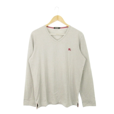 バーバリーブラックレーベル BURBERRY BLACK LABEL Tシャツ ロンT V 