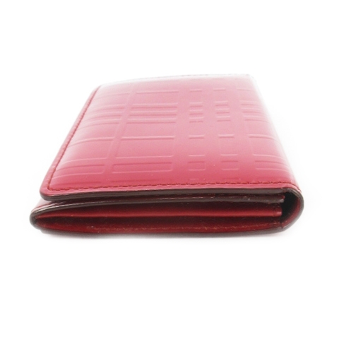 バーバリー BURBERRY カードケース 名刺入れ エナメルレザー 革