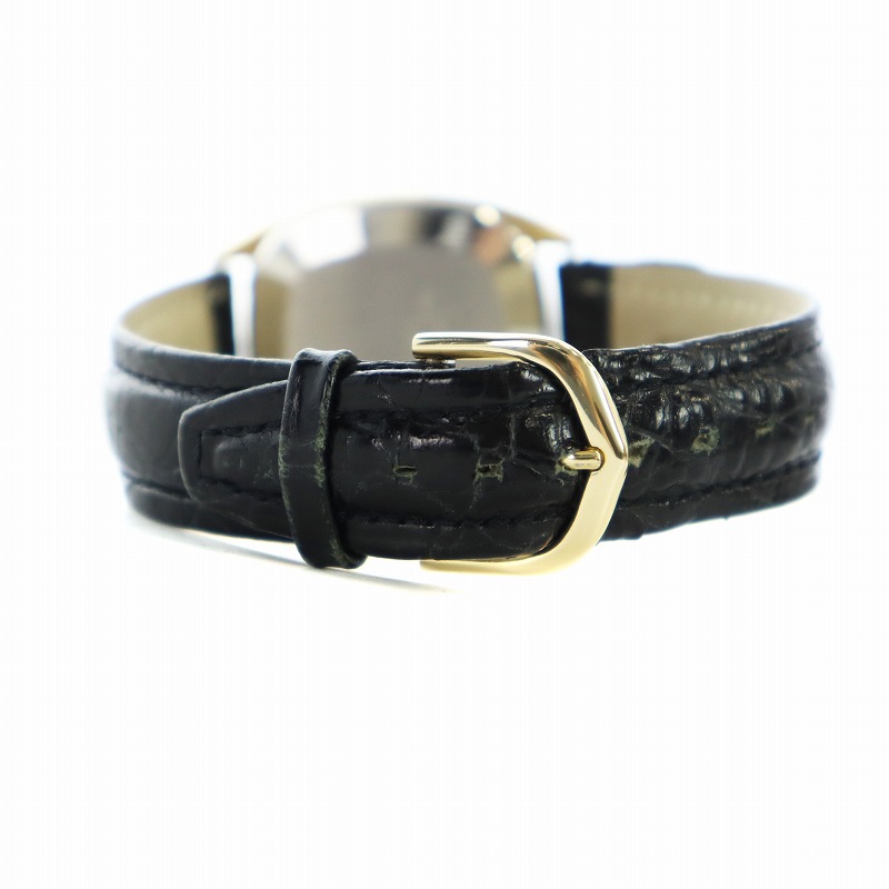 セイコー SEIKO シャリオ 腕時計 ウォッチ クォーツ 黒文字盤