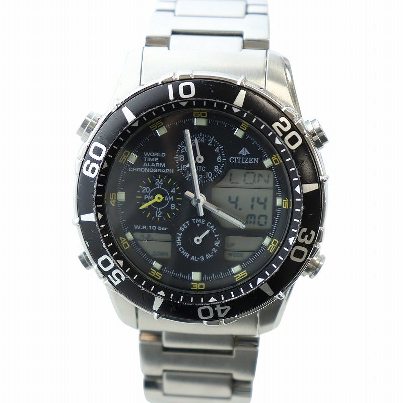 シチズン CITIZEN プロマスター 腕時計 ウォッチ クォーツ 黒文字盤  