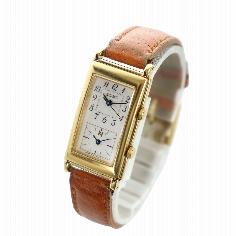 SEIKOノイエダブルフェイス セイコー ノイエ ダブルフェイス ゴールド SEIKO - メルカリ