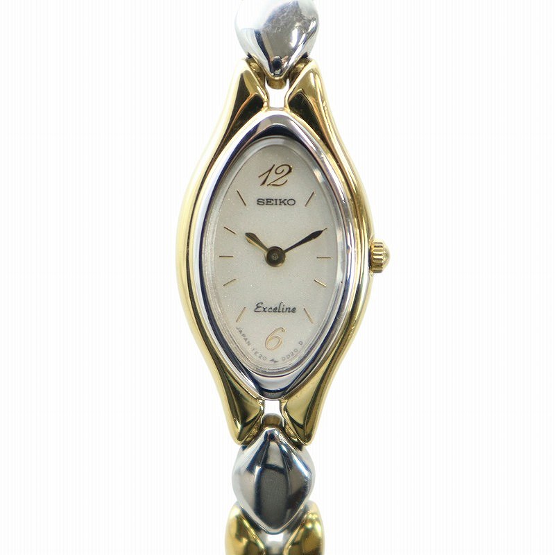 セイコー SEIKO エクセリーヌ exceline 腕時計 ウォッチ クォーツ ロゴ  