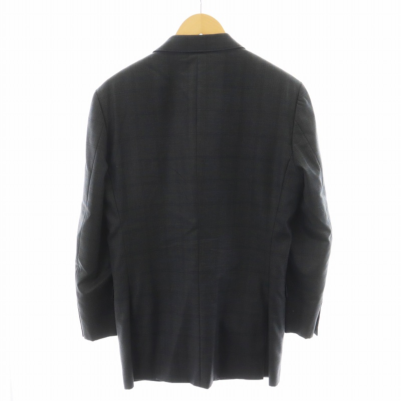 BLACK LABEL チェック柄スーツ セット MIYUKI TOPグレーシャドーグレンチェックスリーピーススーツ