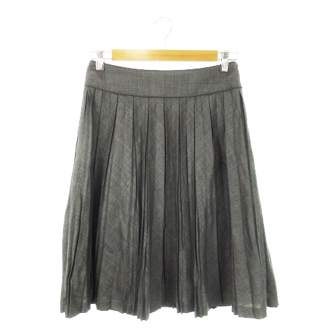 バーバリー ロンドン BURBERRY LONDON スカート プリーツ ひざ丈