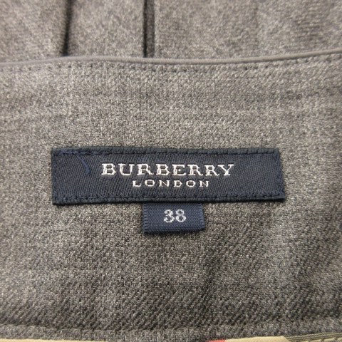 バーバリー ロンドン BURBERRY LONDON スカート プリーツ ひざ丈