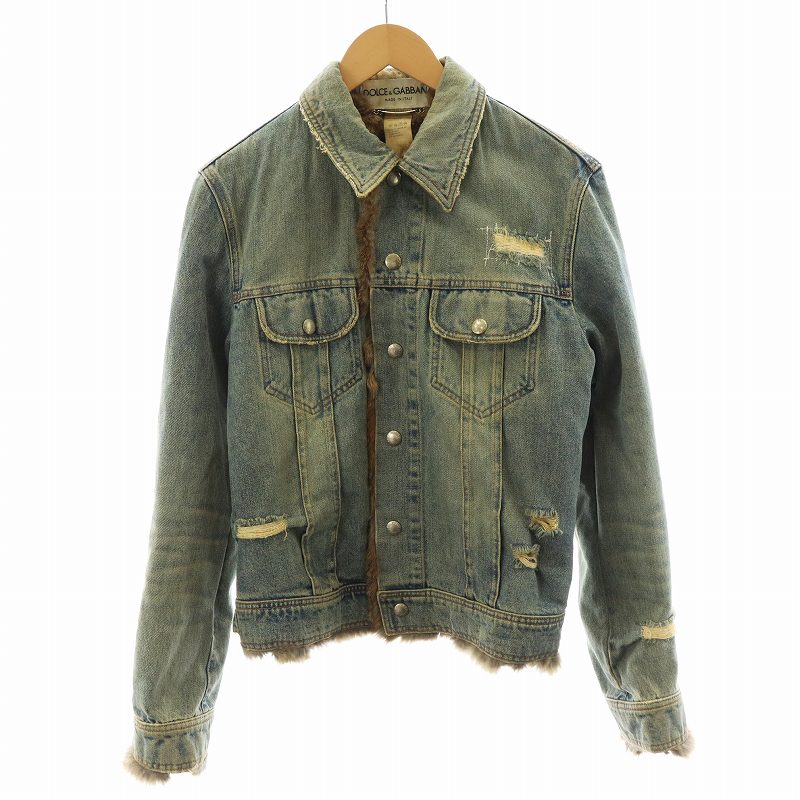 DOLCE ＆ GABBANA　デニムジャケット ドルチェ&ガッバーナ ドルガバ DOLCE&GABBANA デニムジャケット
