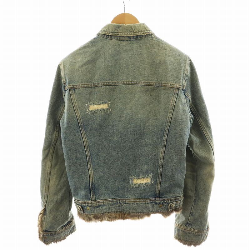 ドルチェ&ガッバーナ ファーデニムジャケット 極美品】ドルチェアンド