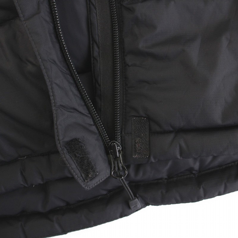 ザノースフェイス THE NORTH FACE ダウンジャケット ロゴ ジップアップ アウター 90 L 黒 NFD00C99 /YM ■MT ■GY18 レディース