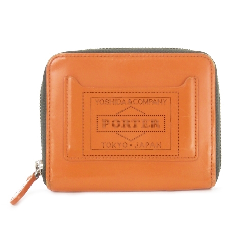 ポーター 二つ折り財布 革 PORTER FOLD ポーターフォールド レザー