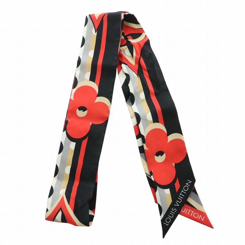 LOUIS VUITTON スカーフ 赤・黒 【公式通販】