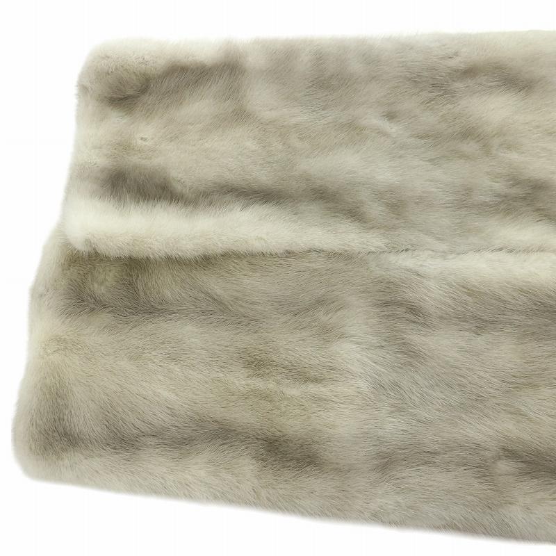 ノーブランド ファーティペット マフラー 毛皮 サファイアミンク  