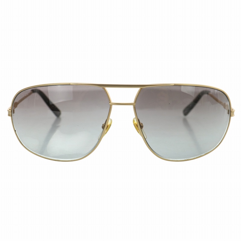GUCCI ゴールド スリムフレーム サングラス中古 グッチ GUCCI サングラス メガネ ティアドロップ メタルフレーム